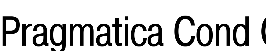Pragmatica Cond C Font Download Free